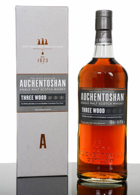 Auchentoshan Three Wood Single Malt Scotch Whisky (700ml)